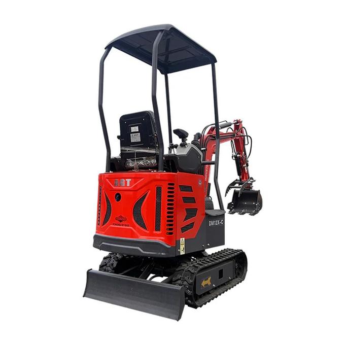 2024 Latest AGT 13.5 HP B&S 1 Ton Mini Small Excavator, With Hydraulic Thumb and - Image 4