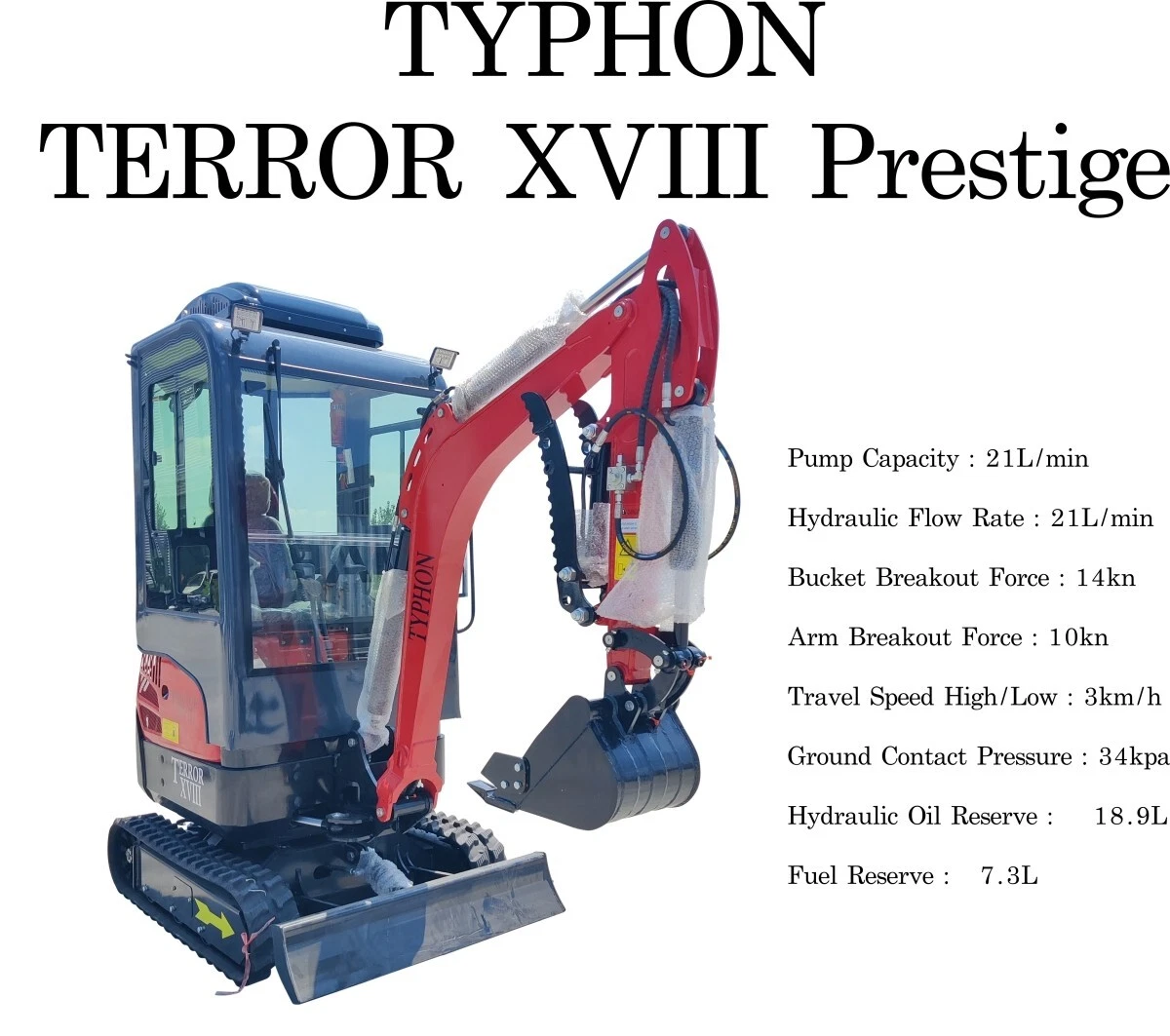 2 Ton New Mini Excavator Digger Tractor, EPA certified KUBOTA D902 Diesel Engine - Image 9