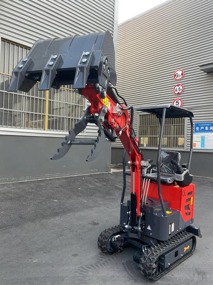 AGT Updated Model 1 Ton Mini Small Excavator, With Hydraulic Thumb and Pilot Sys - Image 3