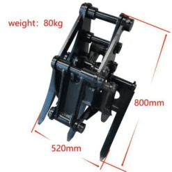 Alternative view of Mini Excavator Attachment Grapple Wide Opening Grabber For 2 to 3.5 ton Diggers