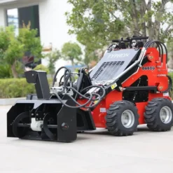 Alternative view of TYPHON Skid Steer Loader Snow Blower Attachment USA
