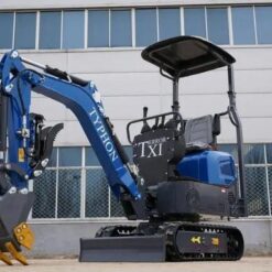 TYPHON TERROR XI STORM Mini Excavator – 1.1 Ton Trench Digger with Boom Swing, H