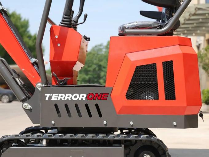 TYPHON TERROR ONE STORM Mini Excavator – 1 Ton Trench Digger with Canopy - Image 6