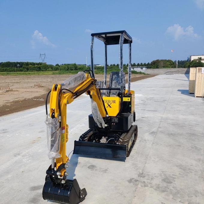 TYPHON TERROR X STORM Mini Excavator – 1 Ton Trench Digger with Canopy, Hydrauli - Image 3