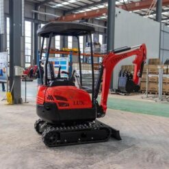 Alternative view of New 4,000 lb TYPHON Lux Mini Excavator Rubber Track with Kubota Diesel Engine US