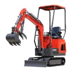TYPHON TERROR ONE STORM Mini Excavator – 1 Ton Trench Digger with Canopy
