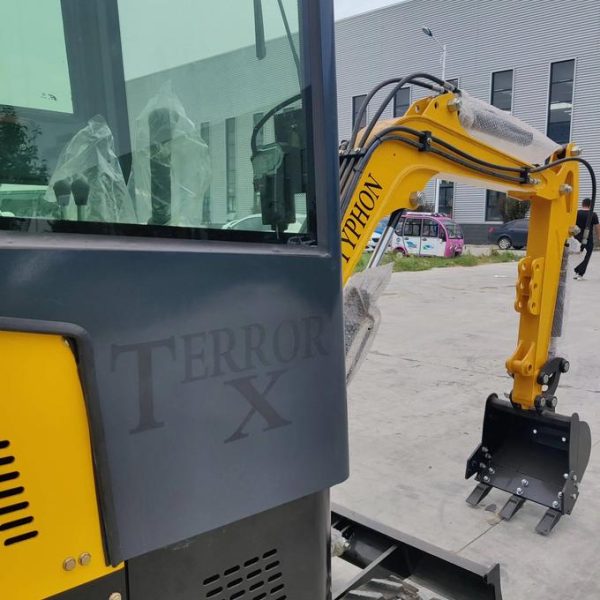 TYPHON Terror X Mini Excavator – 2,500lb Trench Digger w Cabin USA - Image 4