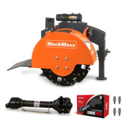 3-Point PTO Stump Grinder with 34 Carbide Teeth , for 15-45HP Tractor, SG24