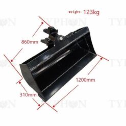 Excavator Attachment Tilt Bucket 47″ Hydraulic Tilting Bucket 1200mm Heavy Duty