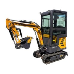 Alternative view of AGT 13.5 HP B&S 1 Ton Mini Small Cab Excavator, With Hydraulic Thumb and Swing B