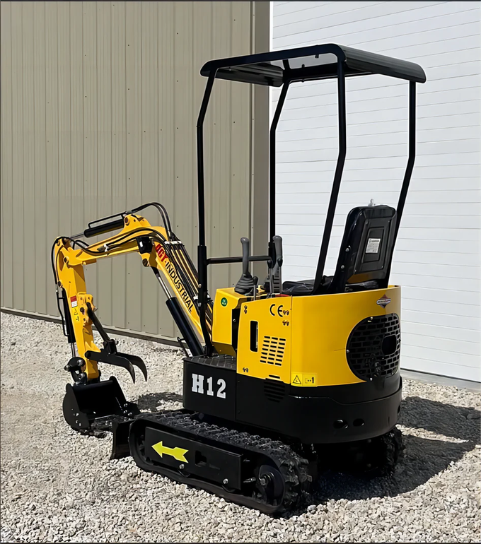 13.5HP, 1 ton B&S Engine Mini Compact Excavator Micro Crawler Digger | AGT-H12 - Image 3