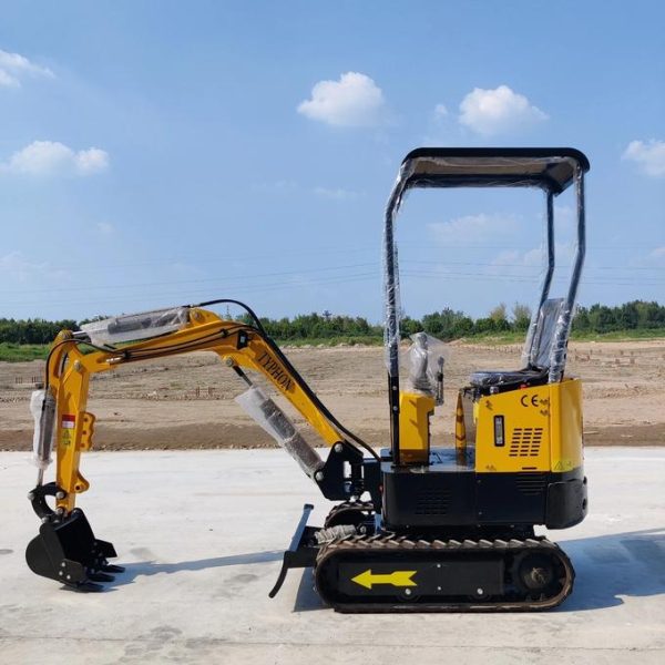 In USA Mini Excavator 1 Ton Digger 13.5hp Gas Tracked Crawler B&S EPA Engine - Image 2