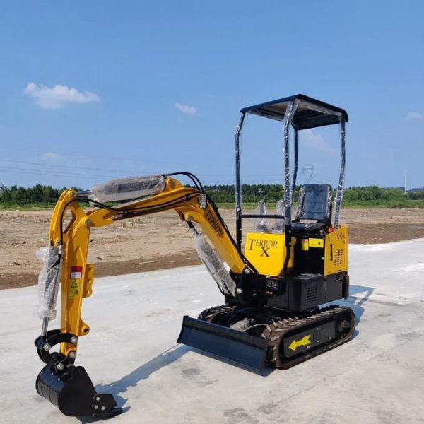 In USA Mini Excavator 1 Ton Digger 13.5hp Gas Tracked Crawler B&S EPA Engine - Image 4