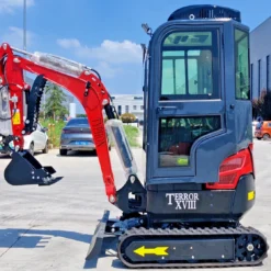 Alternative view of 2 Ton New Mini Excavator Digger Tractor, EPA certified KUBOTA D902 Diesel Engine