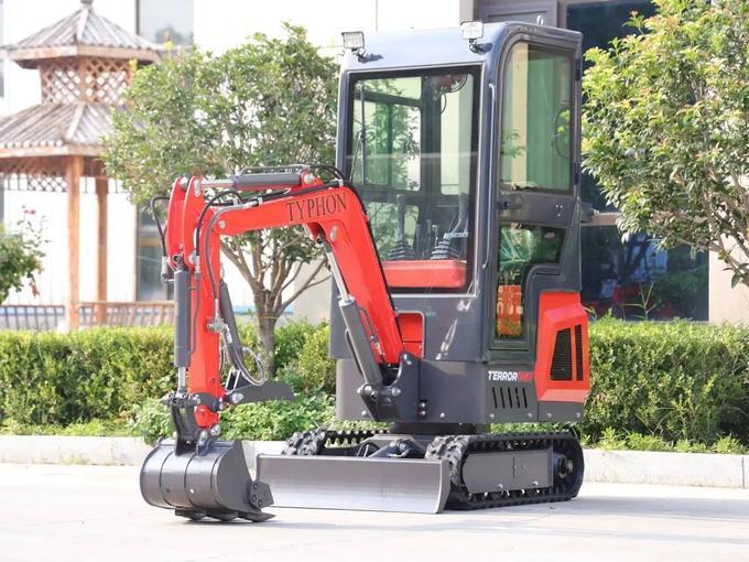 TYPHON TERROR ONE Mini Excavator – 1.1 Ton Trench Digger with Cabin - Image 6