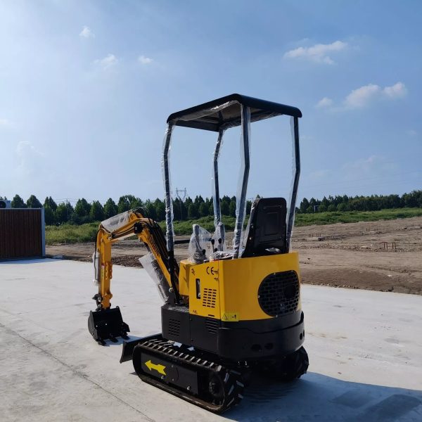 In USA Mini Excavator 1 Ton Digger 13.5hp Gas Tracked Crawler B&S EPA Engine - Image 6