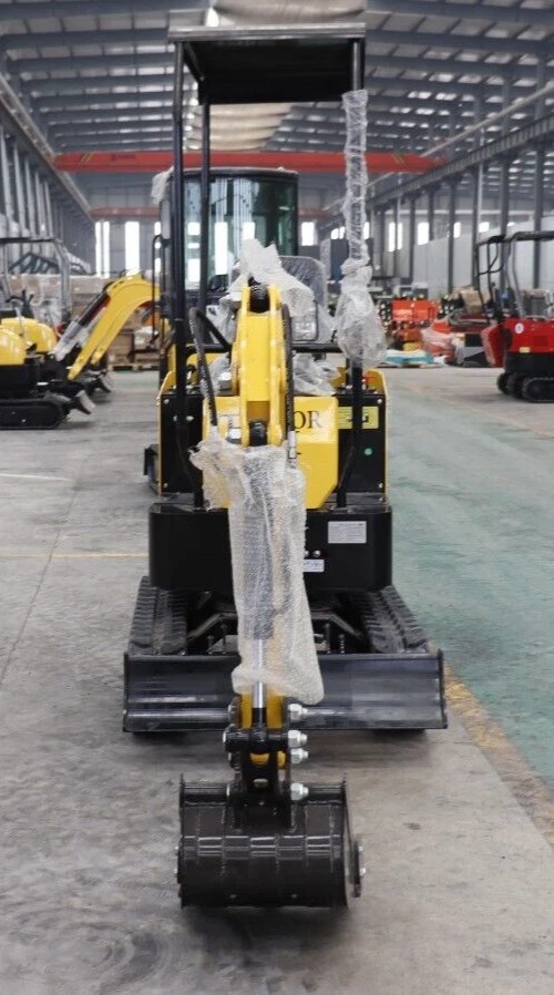 In USA Mini Excavator 1 Ton Digger 13.5hp Gas Tracked Crawler B&S EPA Engine - Image 9