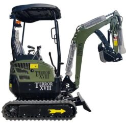 2025 4000 lb Typhon Terror XVIII Mini Excavator Rubber Track with Kubota Diesel