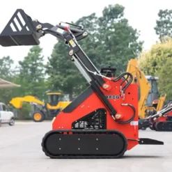 Alternative view of Skid Steer Loader Attachment Rock Bucket USA