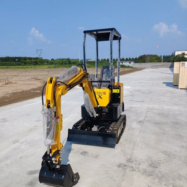 In USA Mini Excavator 1 Ton Digger 13.5hp Gas Tracked Crawler B&S EPA Engine - Image 3