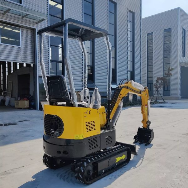 In USA Mini Excavator 1 Ton Digger 13.5hp Gas Tracked Crawler B&S EPA Engine - Image 5
