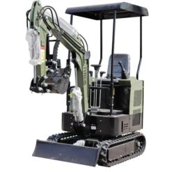 Alternative view of TYPHON TERROR XV STORM Mini Excavator – 1.05 Ton Trench Digger Engine USA