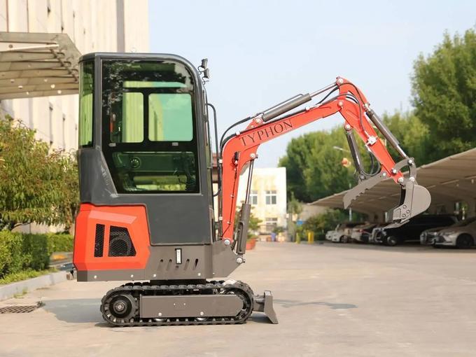 TYPHON TERROR ONE Mini Excavator – 1.1 Ton Trench Digger with Cabin - Image 7