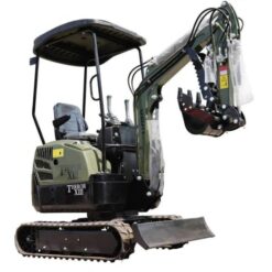 Alternative view of TYPHON TERROR XIII Mini Excavator – 1.3 Ton Trench Digger with Canopy, Hydraulic