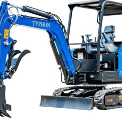 TYPHON TERROR X2 STORM Mini Excavator 2.5 Ton Diesel Kubota V1505 25HP Engine US