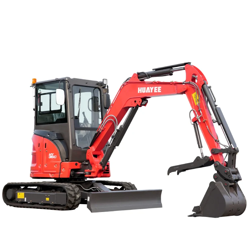3.5 Ton Mini Excavator 24HP Yanmar Engine Enclosed Cab | HUAYEE HY35C - Image 2