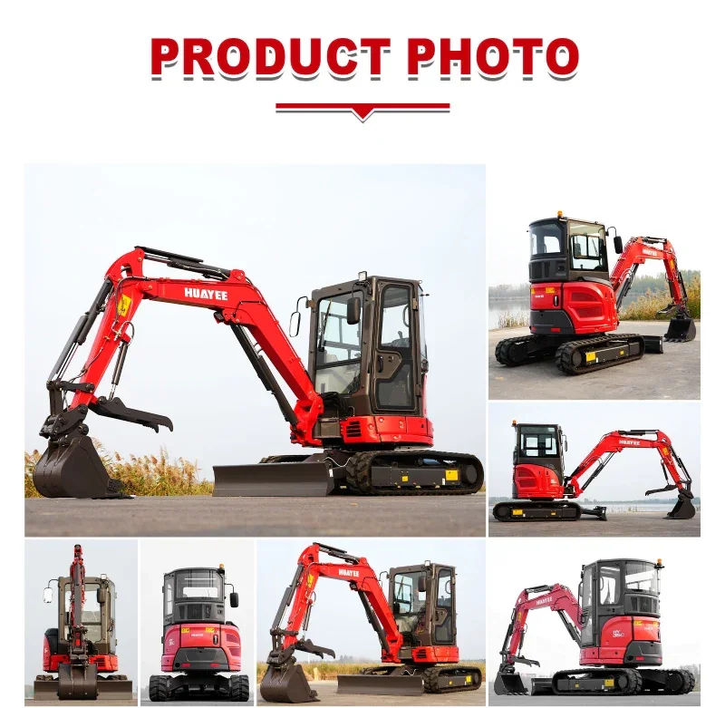 3.5 Ton Mini Excavator 24HP Yanmar Engine Enclosed Cab | HUAYEE HY35C - Image 3