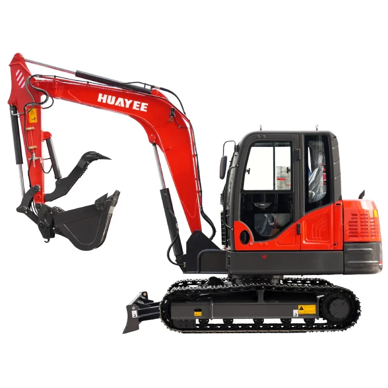 6 Ton Industrial Mini Excavator with Yanmar Engine & Enclosed Cab | HUAYEE HY60C - Image 2